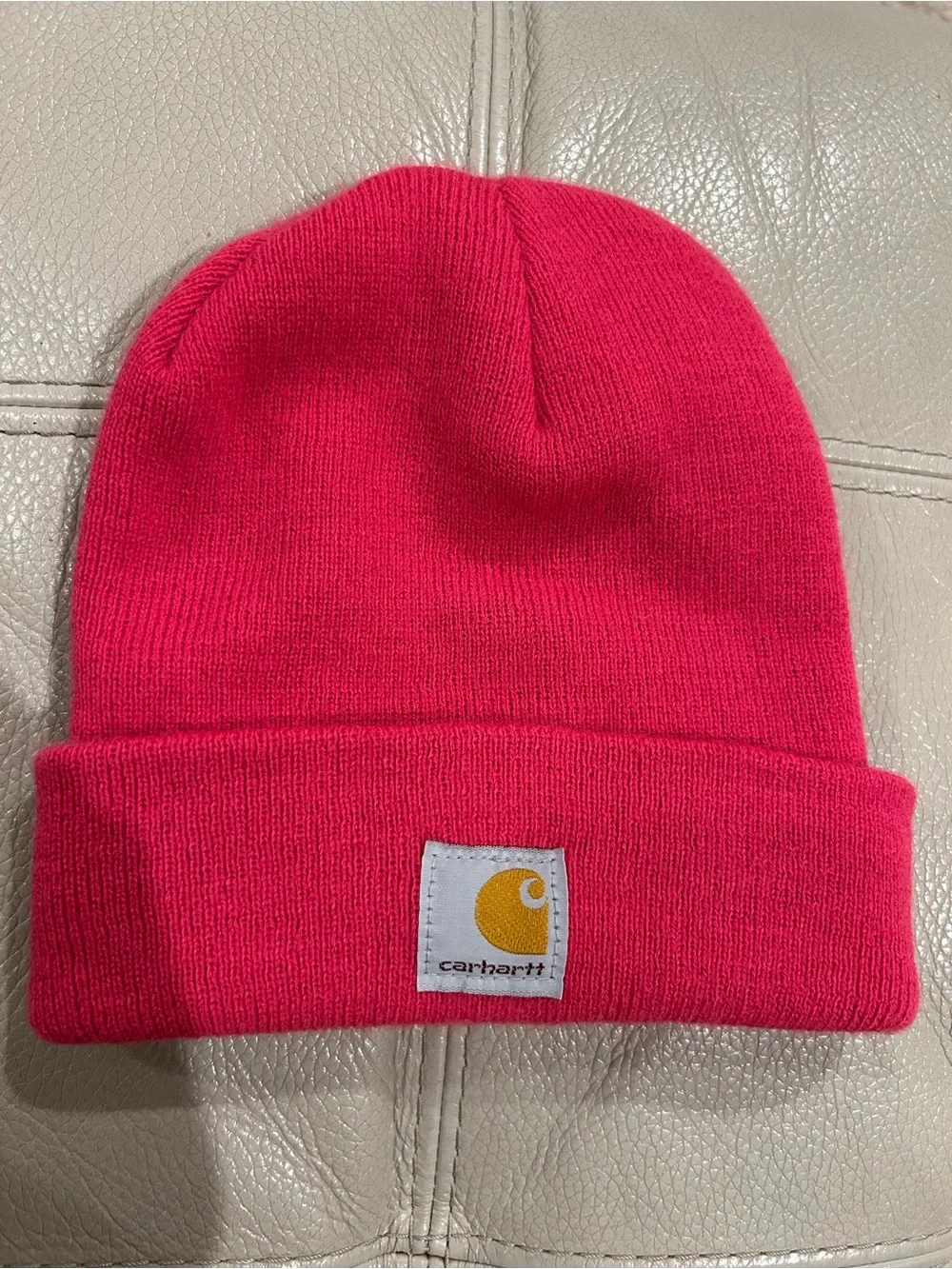 Carhartt Hot Pink Cuffed Knit Beanie